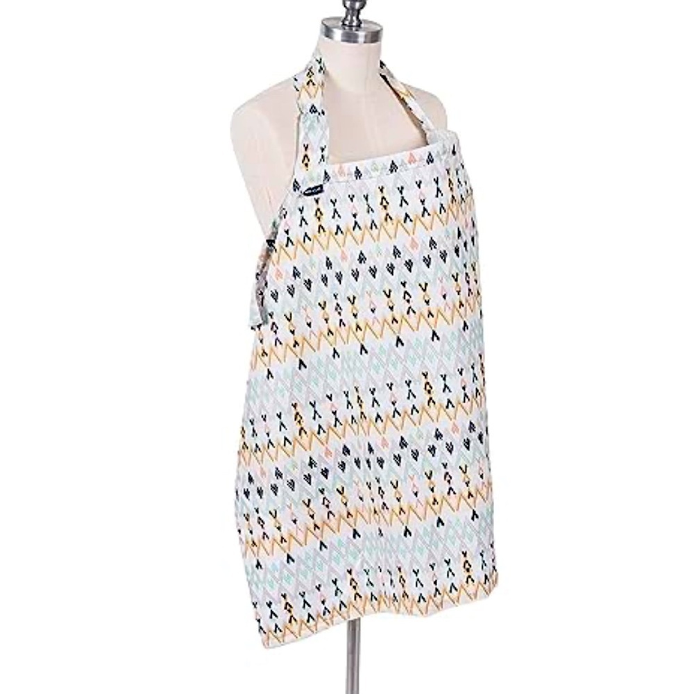 Bebe au Lait Nursing Cover Aztec Print Multicolor Cotton